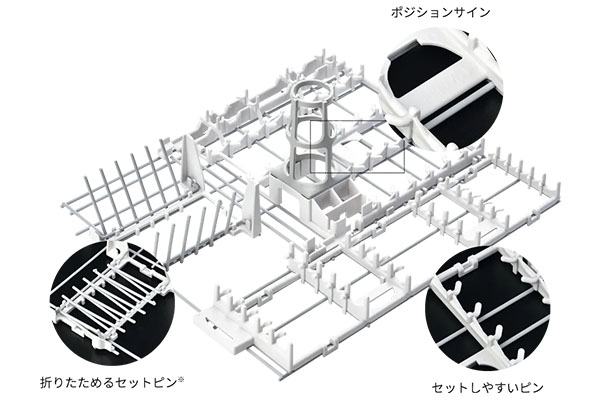 リンナイ RKW-D401LPA ポジションサイン&ピン