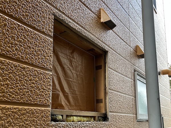 余市K様邸施工中1